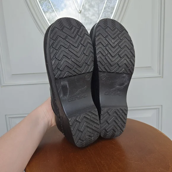 Dansko Professional Black Leather Clogd - Picture 7 of 8